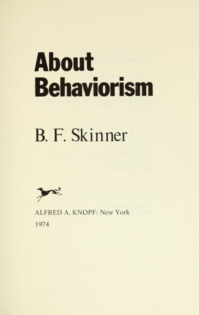 About behaviorism skinner pdf download download music for free mp3